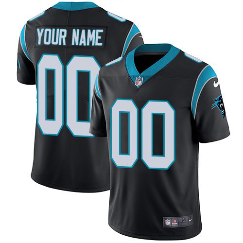 Nike Carolina Panthers Black Men Customized Vapor Untouchable Player Limited Jersey->customized nfl jersey->Custom Jersey